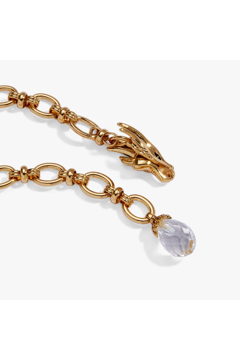 House of the Dragon Syrax Y Necklace, Alternate, color, Gold