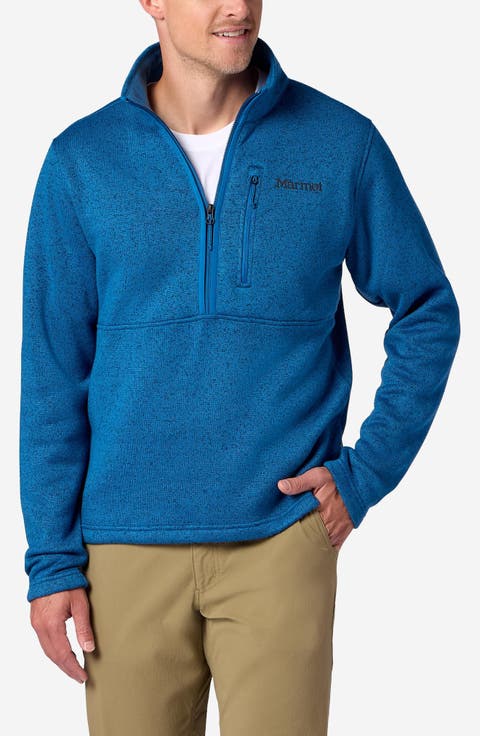 Drop Line Half Zip Fleece Jacket