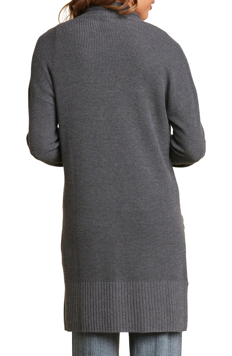 Barefoot Dreams<sup>®</sup> Waffle Knit Lounge Cardigan, Alternate, color, 