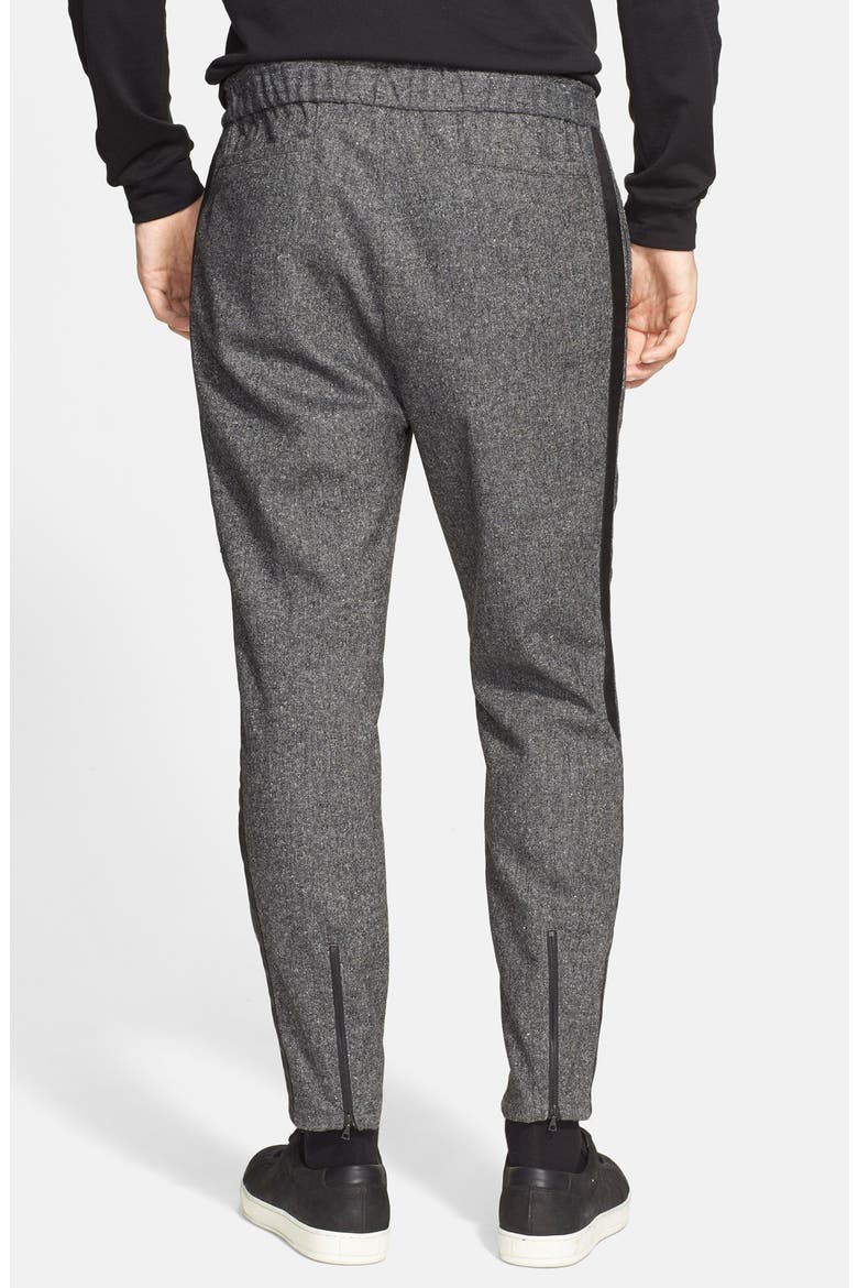 Stripe Wool Track Pants, Alternate, color, GREY
