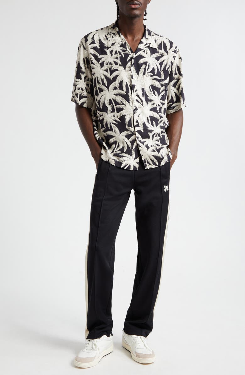 Palm Angels Monogram Embroidered Track Pants, Alternate, color, 