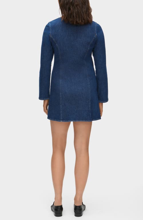 Aligne Pax Denim Minidress In Black