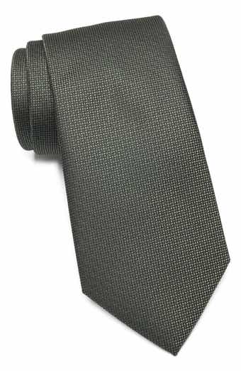 TOM BAINE Textured Box Satin Tie
