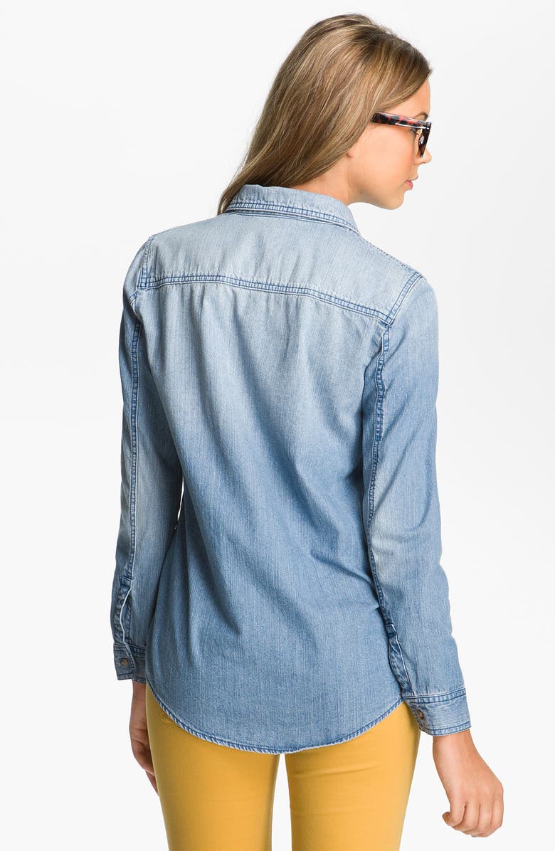 Rubbish<sup>®</sup> Chambray Boyfriend Shirt, Alternate, color, 