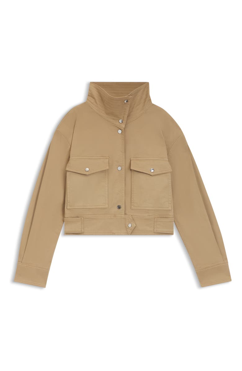 BOSS Orange Jacelia Crop Jacket, Alternate, color, Rust/ Copper