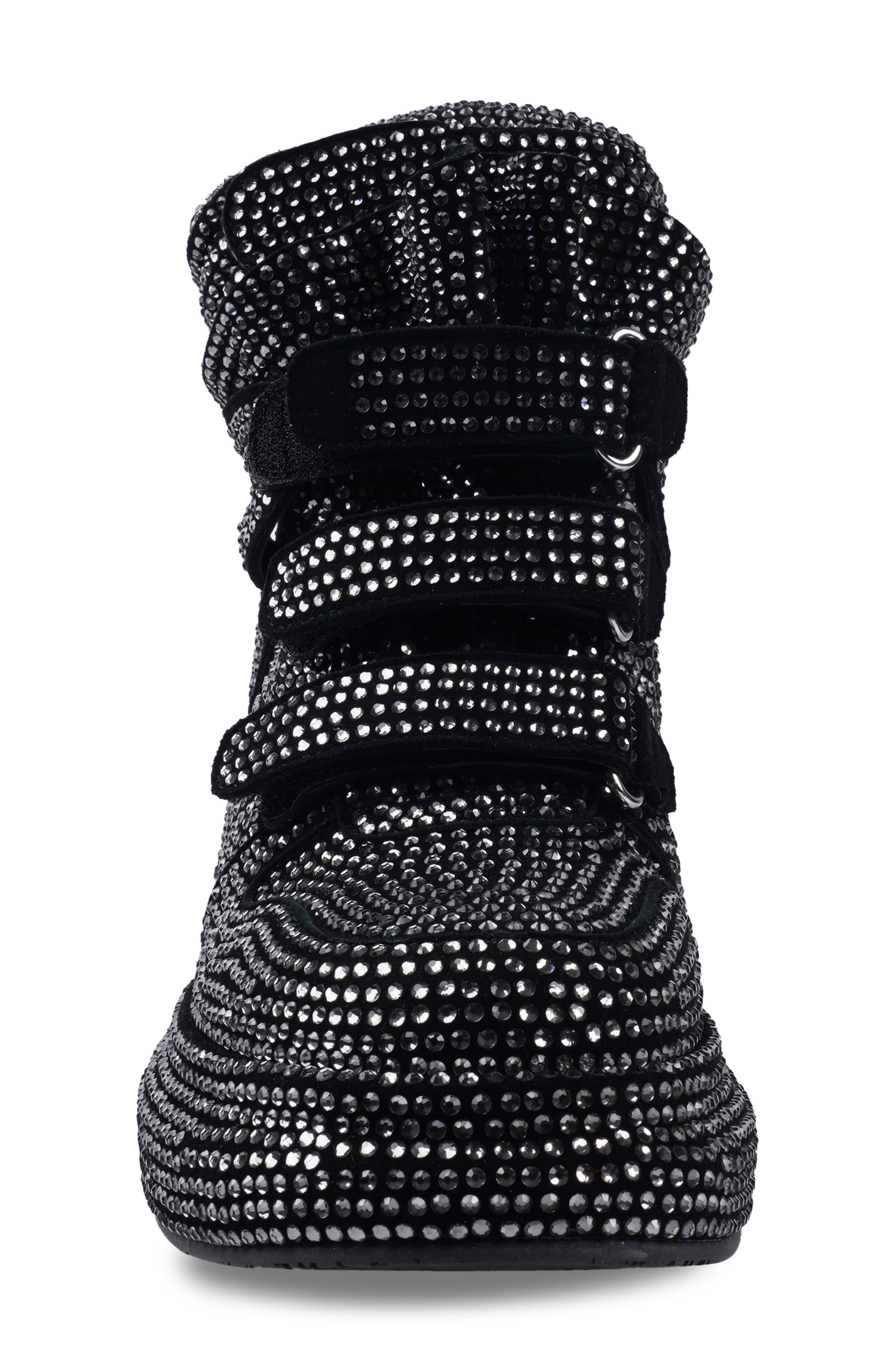 ZIGI Raelynn Crystal Embellished Bootie, Alternate, color, Black