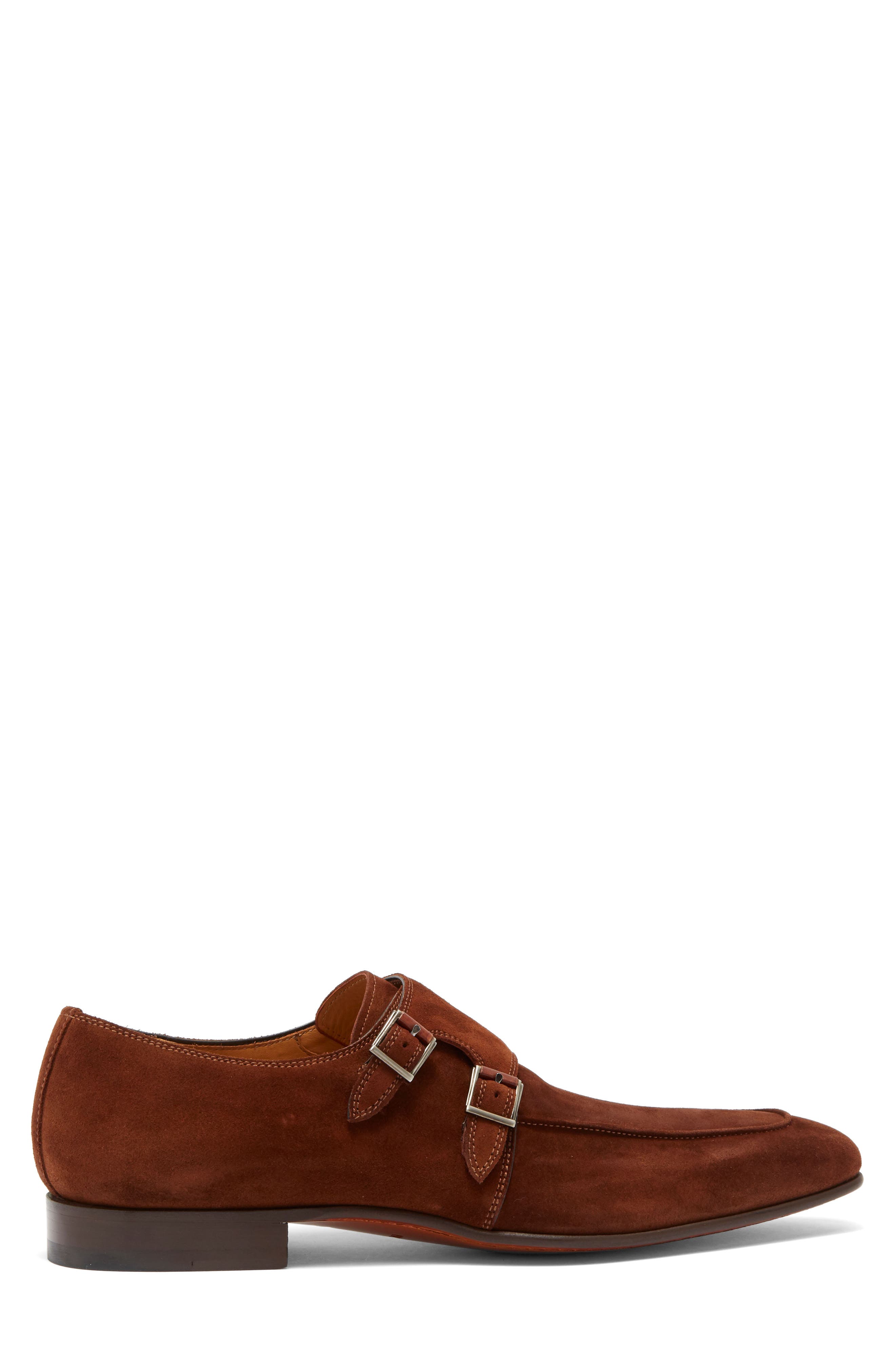 Double Strap Monk Shoe, Alternate, color, COGNAC