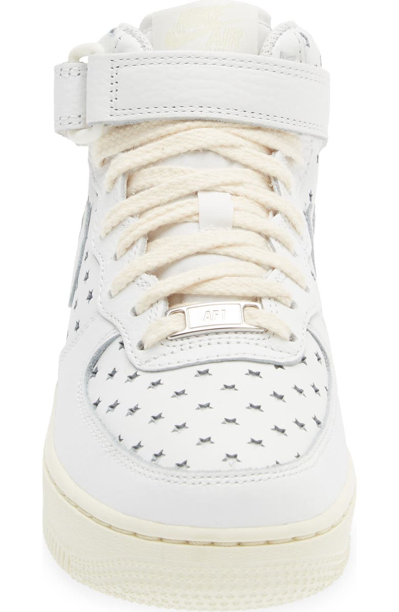 Nike Air Force 1 Perforated Mid Top Sneaker, Alternate, color,