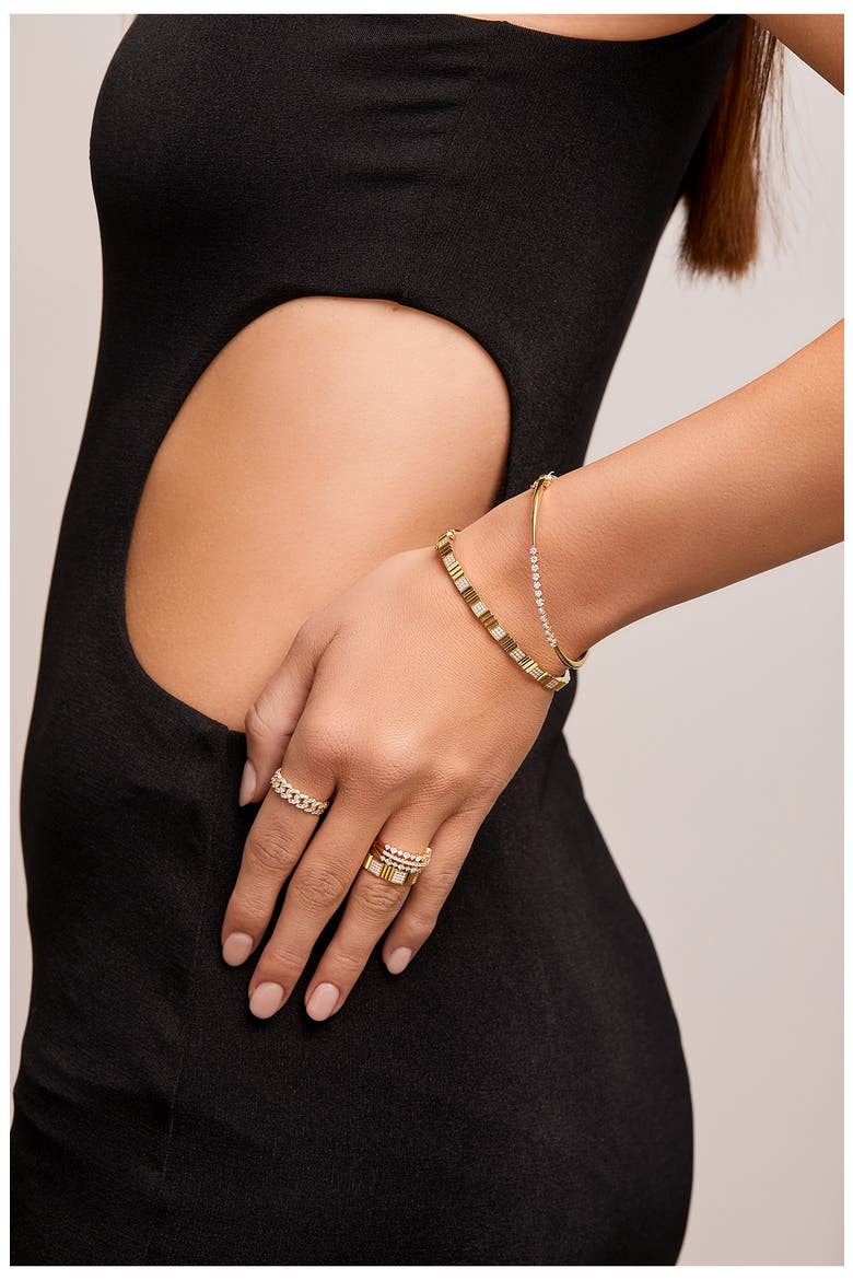 Cleo Diamond Band Ring (Nordstrom Exclusive), Alternate, color, 18K YELLOW GOLD