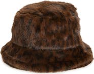NORDSTROM RACK Faux Fur Bucket Hat