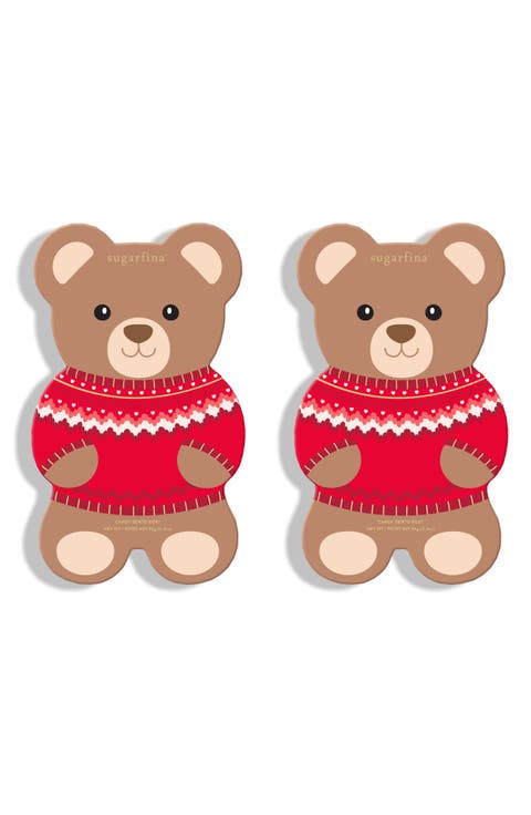 Holiday Bear 2-Piece Candy Bento Box Duo