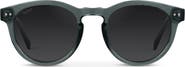 WMP Eyewear Tate - 50mm Retro Classic Round Polarized Sunglasses