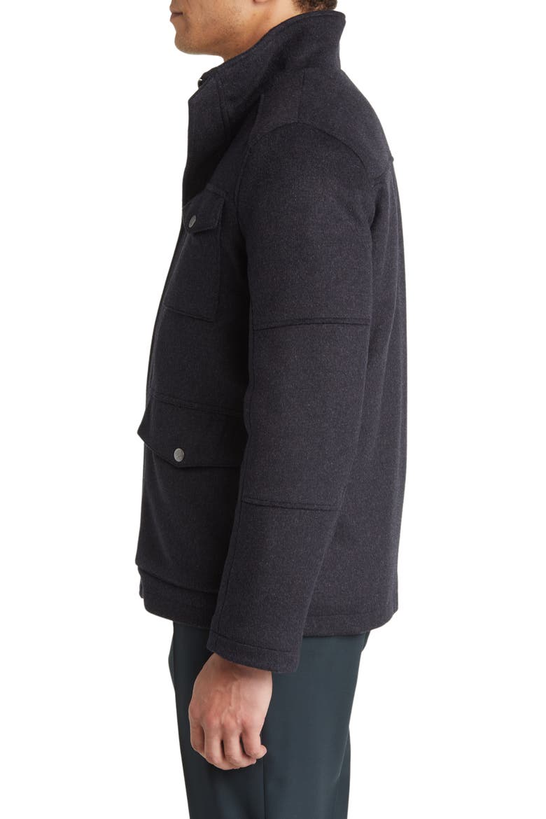 Greeley Wool Blend Field Jacket, Alternate, color, CHARCOAL