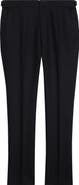 TOM FORD Flat Front Wool Herringbone Trousers