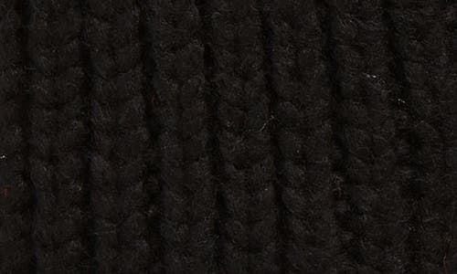 Ugg(r) Metallic Chunky Rib Mittens In Black
