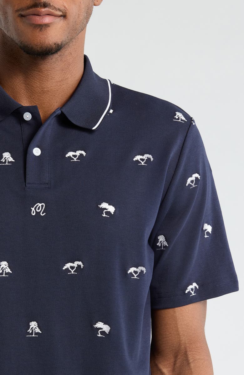 Malbon Golf Torrey Pines Polo, Alternate, color, Baritone Blue