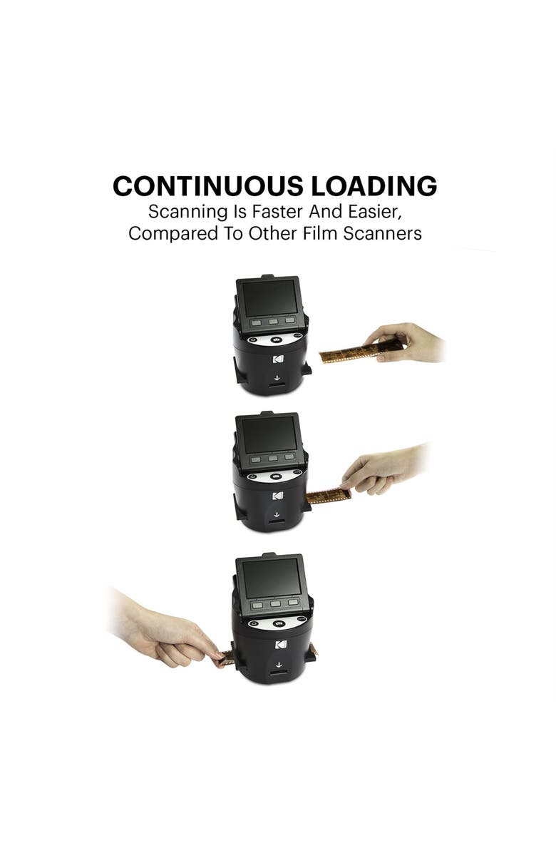 Kodak SCANZA Digital Film & Slide Scanner, Alternate, color, Black