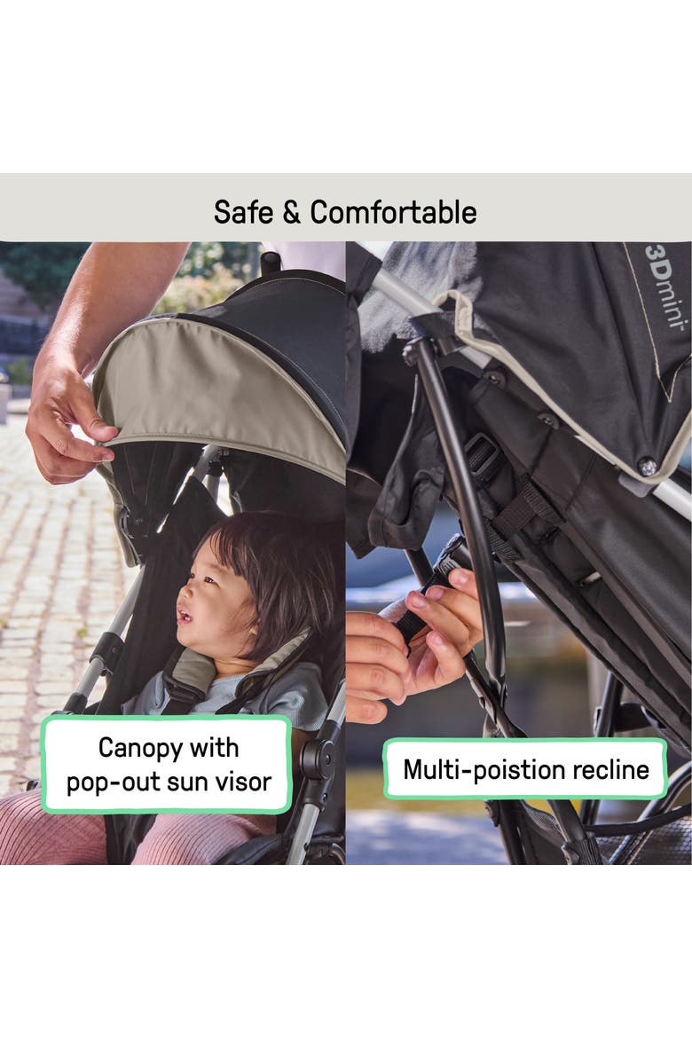 3D Mini Convenience Stroller, Alternate, color, KHAKI