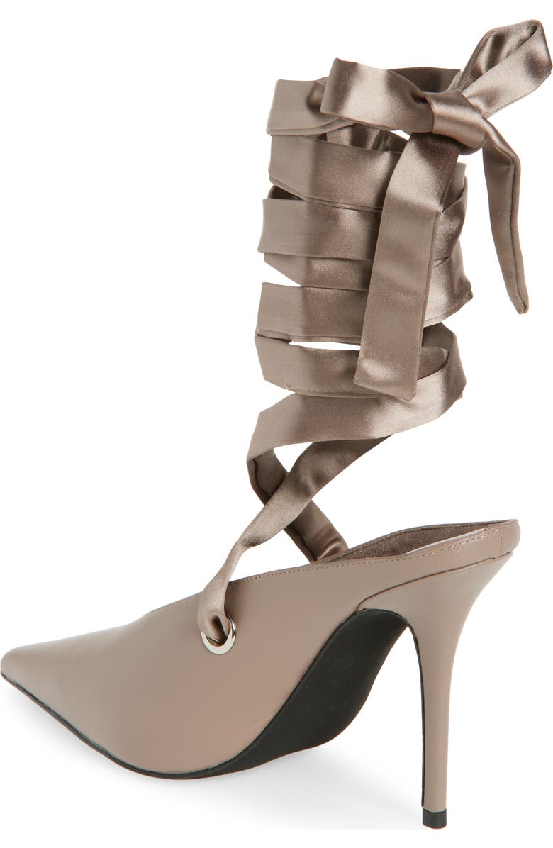Jeffrey Campbell Grateau Ankle Wrap Mule, Alternate, color, Taupe
