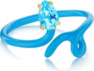 House of Frosted Stone & Enamel Vine Ring