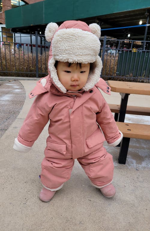 7 A.m. Enfant Grand Benji Snowsuit In Burgundy