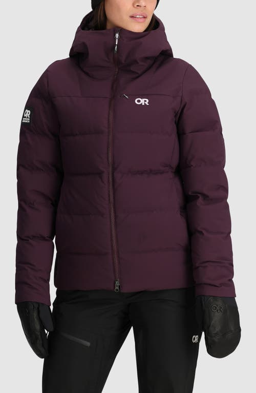 Outdoor Research Snowcrew Down Jacket In Blue