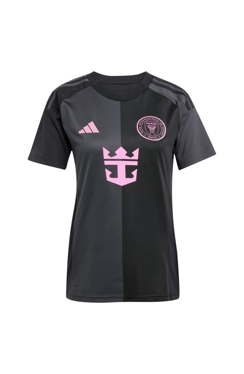 adidas Women's adidas Lionel Messi Black Inter Miami CF 2025 The Fortitude Kit Replica Player Jersey, Alternate, color, Black