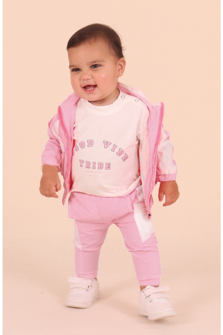 Parachute Windbreaker, Alternate, color, PINK