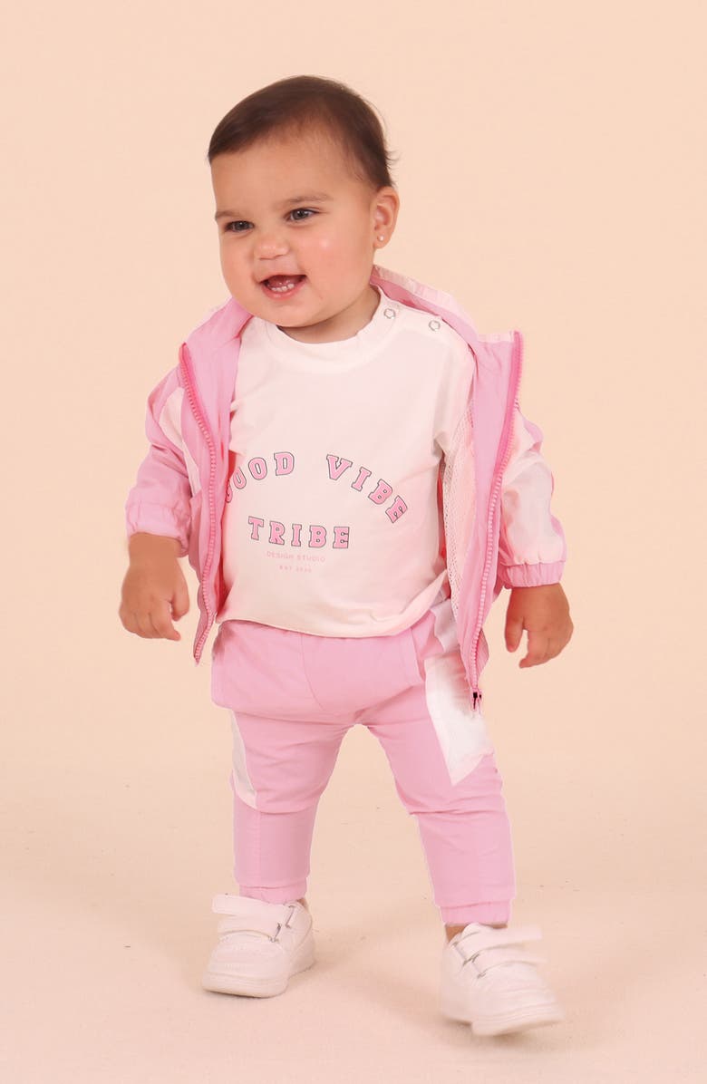 TINY TRIBE Parachute Windbreaker, Alternate, color, Pink