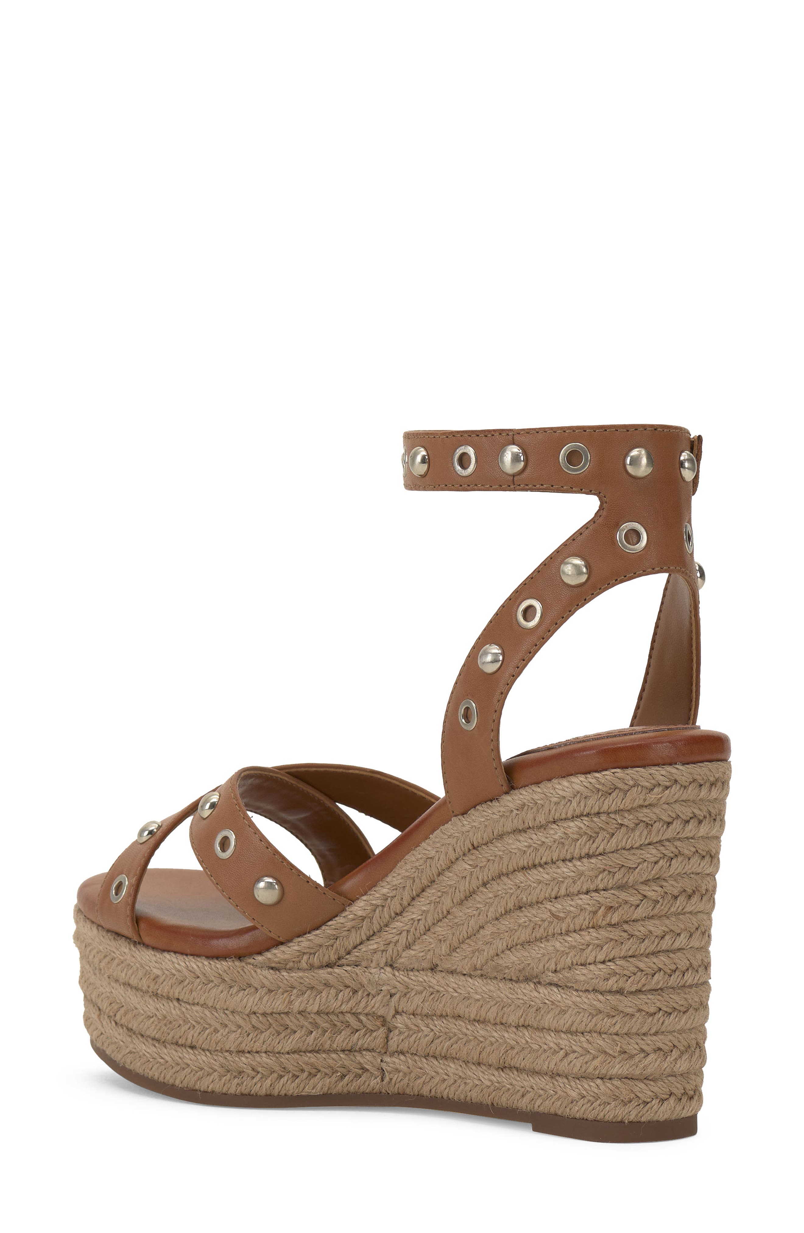 Feegella Espadrille Wedge Sandal, Alternate, color, GOLDEN WALNUT
