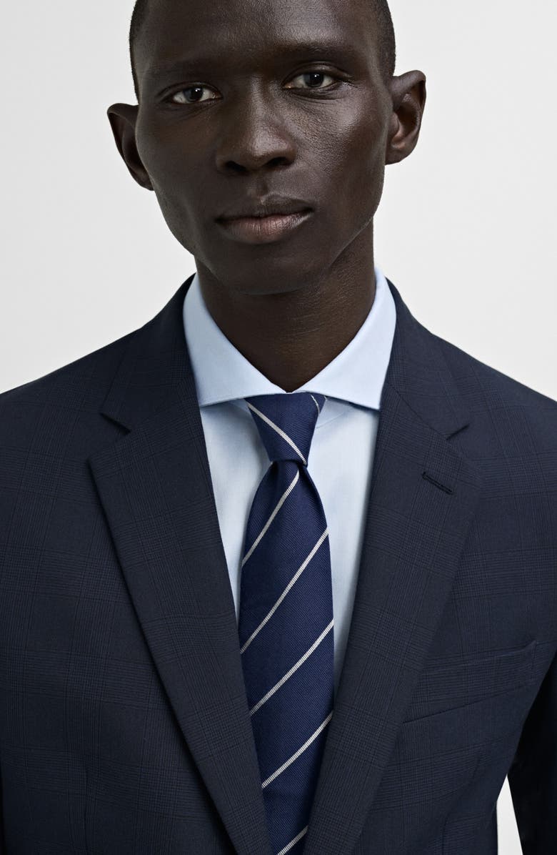 MANGO Milan Slim Fit Stretch Sport Coat, Alternate, color, Dark Navy