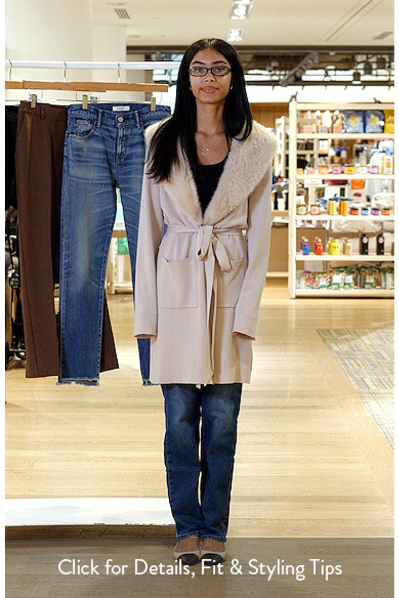 Faux Fur Collar Cardigan video