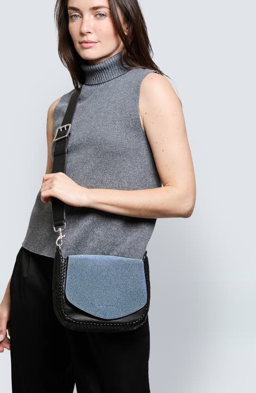 Aimee Kestenberg All For Love Leather Crossbody Bag In Denim Leather