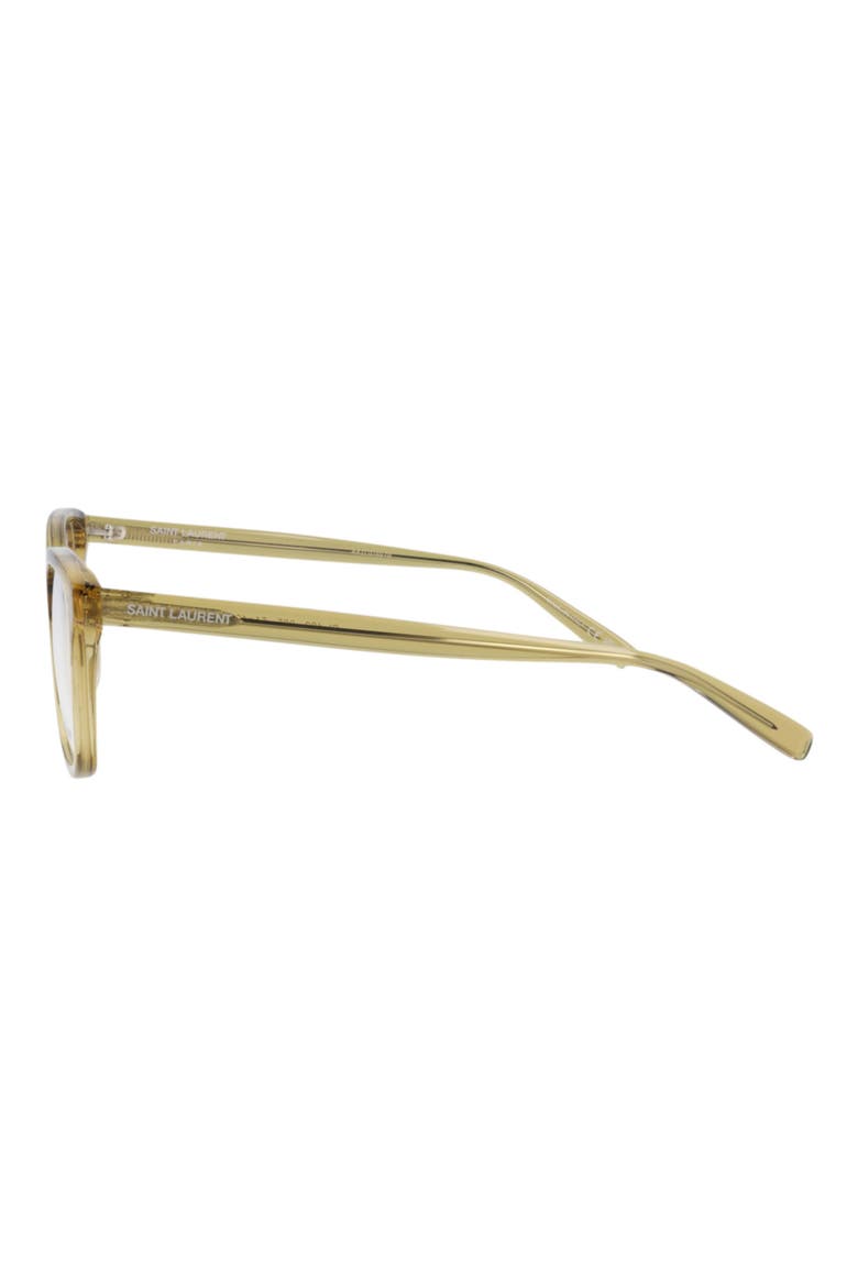 54mm Square Optical Glasses, Alternate, color, YELLOW YELLOW TRANSPARENT