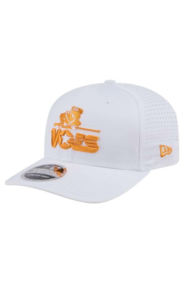 New Era Men's New Era White Tennessee Volunteers Perform Vault 9SEVENTY Stretch-Snap Hat, Main, color, 