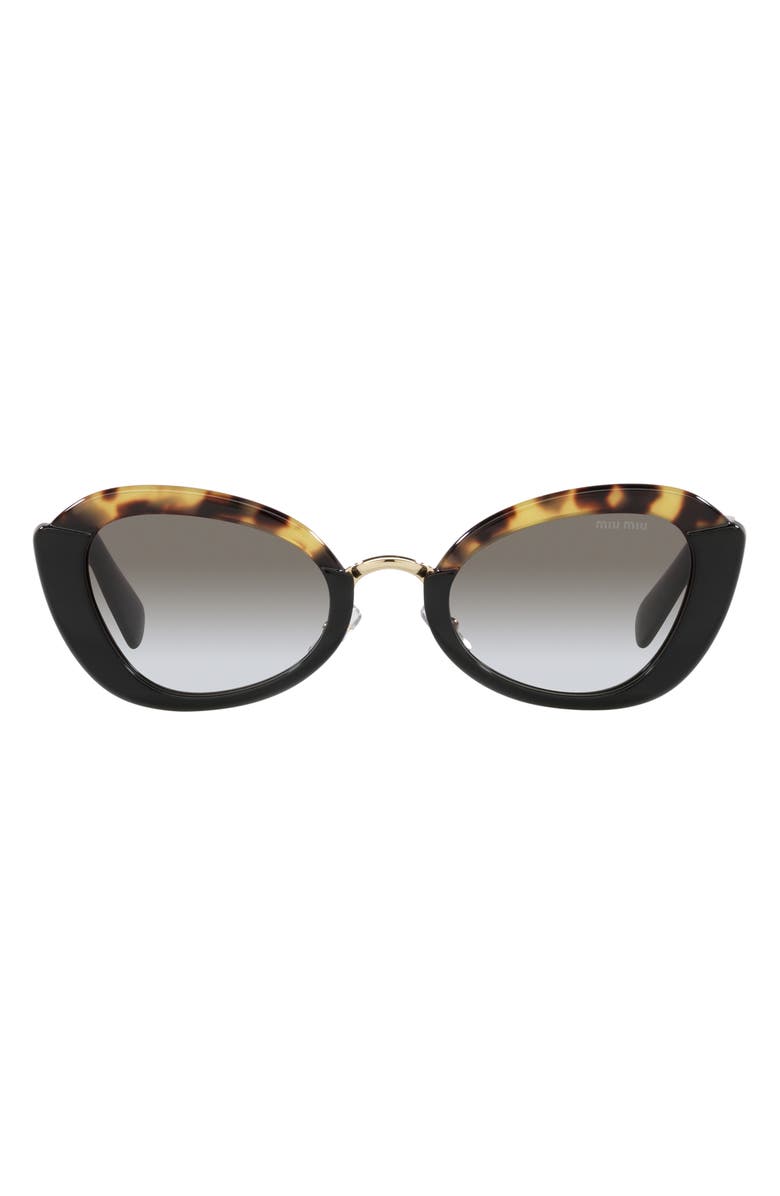 Miu Miu 53mm Butterfly Sunglasses, Main, color, 