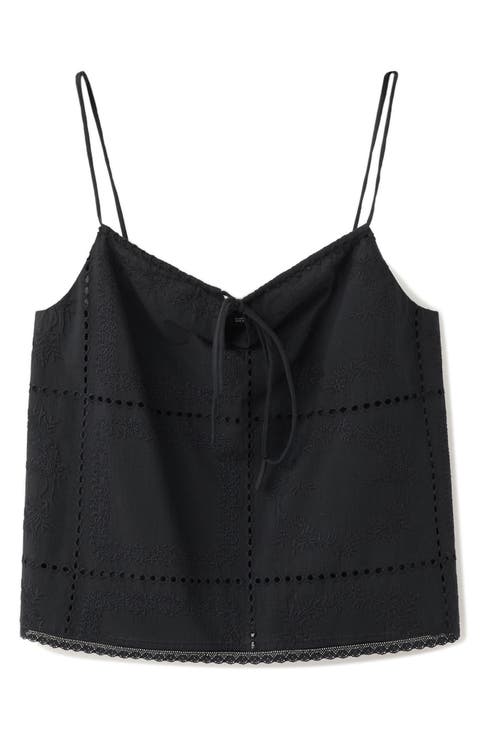 Embroidered Cotton Top