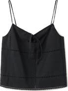 MANGO Embroidered Cotton Top