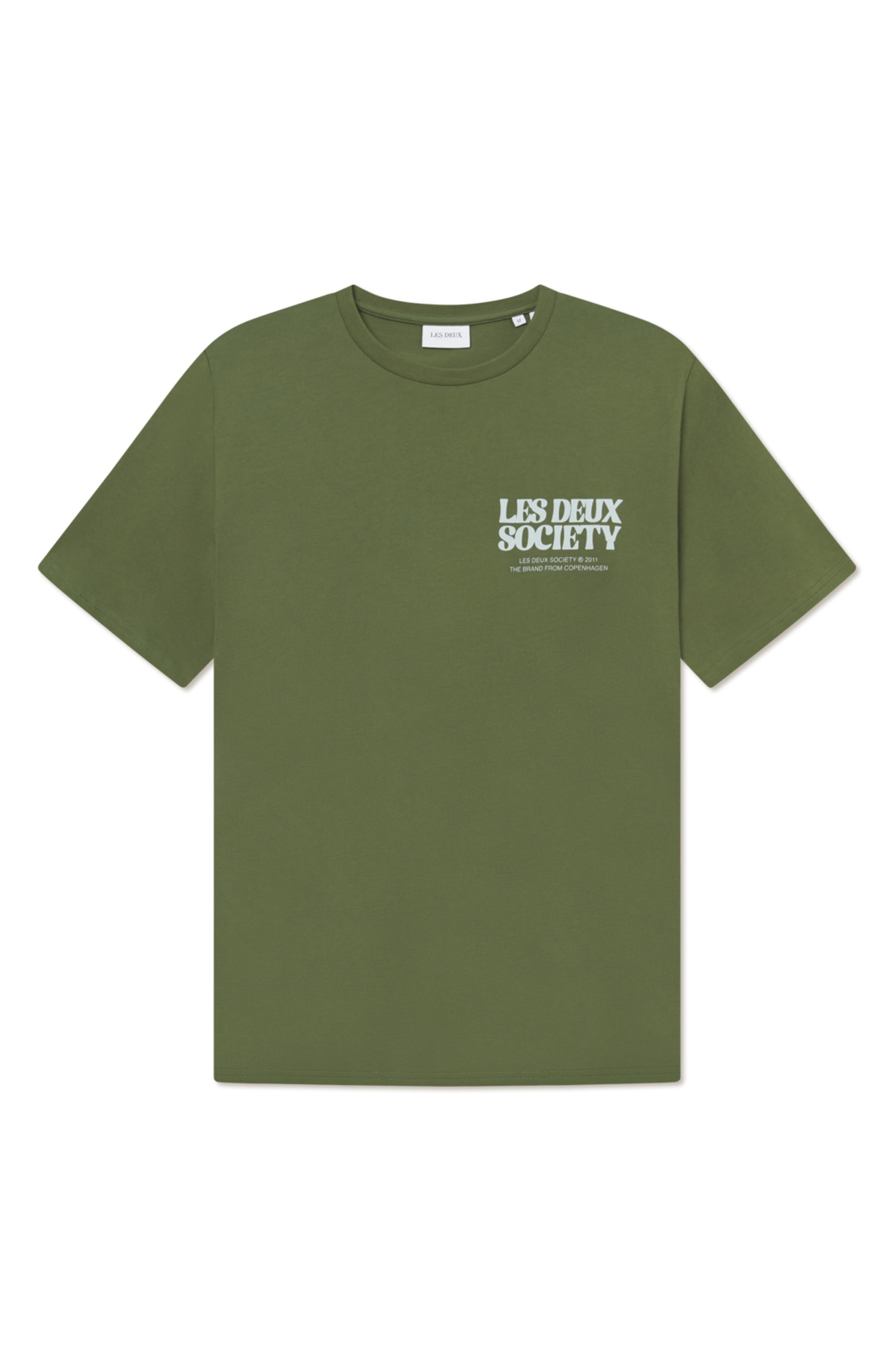 Les Deux Society Graphic T-Shirt