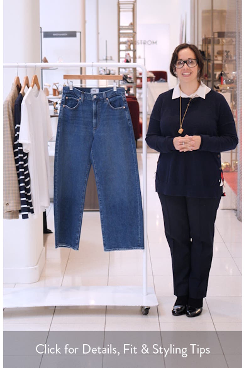 Arellia High Waist Ankle Barrel Leg Jeans video