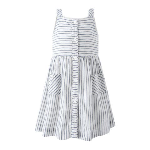 Stripe Button Front Sundress