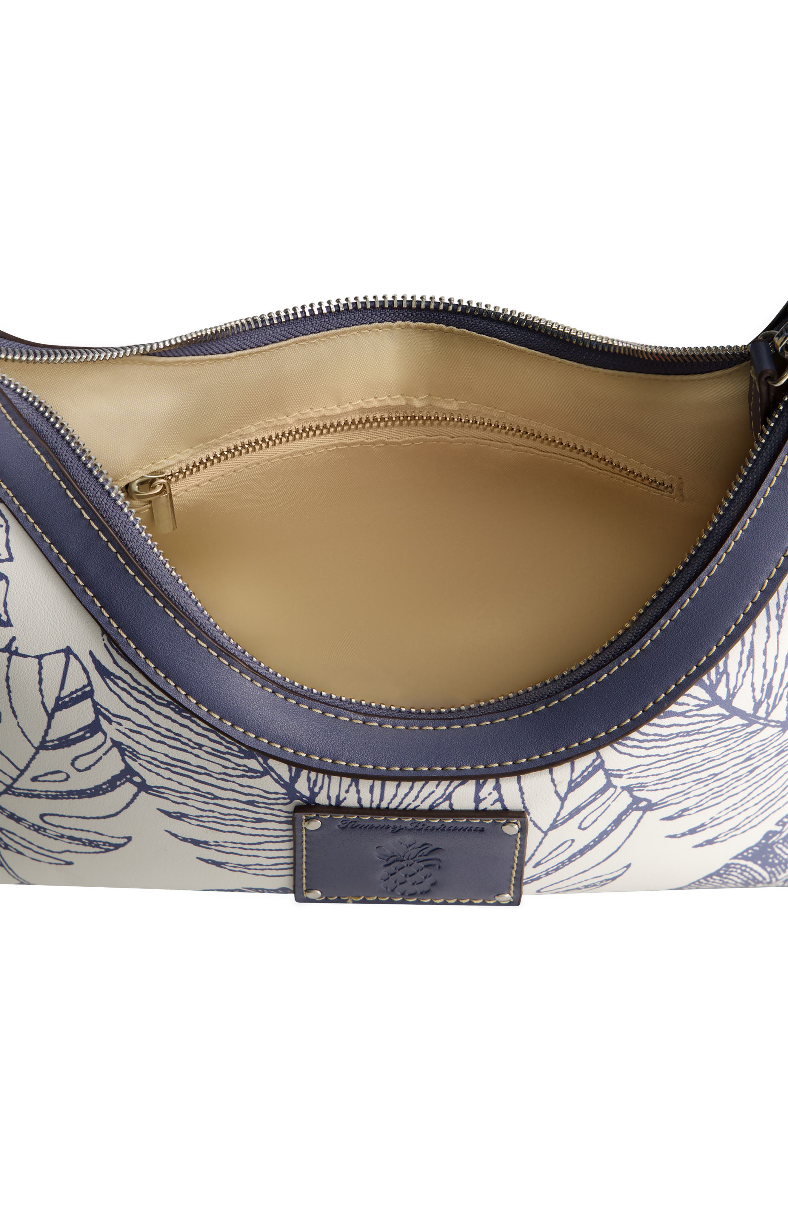 Tommy Bahama Debossed Logo Hobo Bag, Alternate, color, 