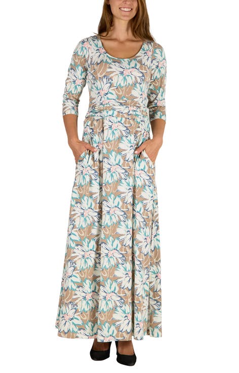 Scoop Neck Maxi Dress