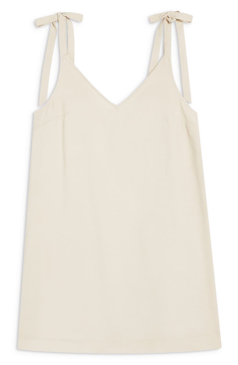 Topshop Tilda Button Mini Slipdress, Alternate, color, 