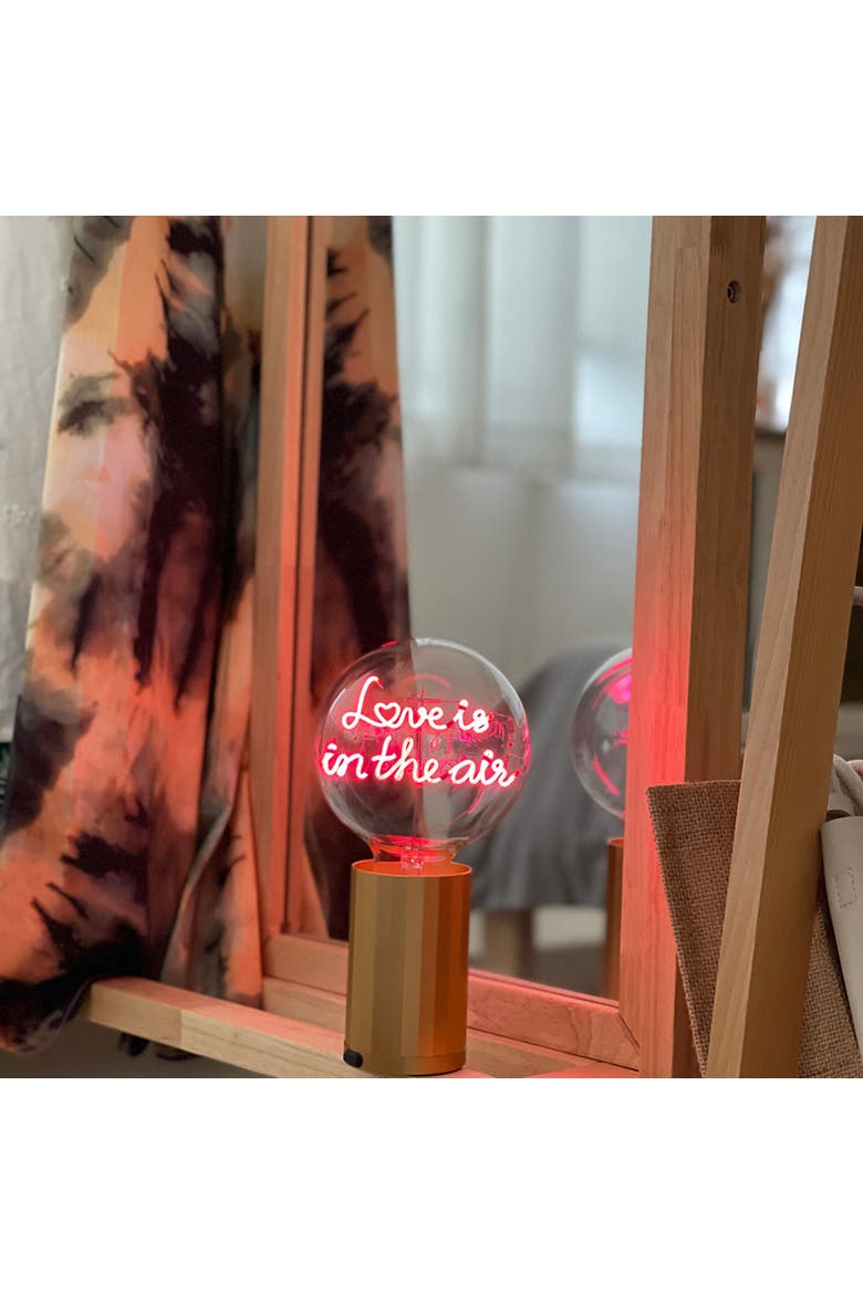 Love Is In The Air Portable Table Lamp, Alternate, color, Pink