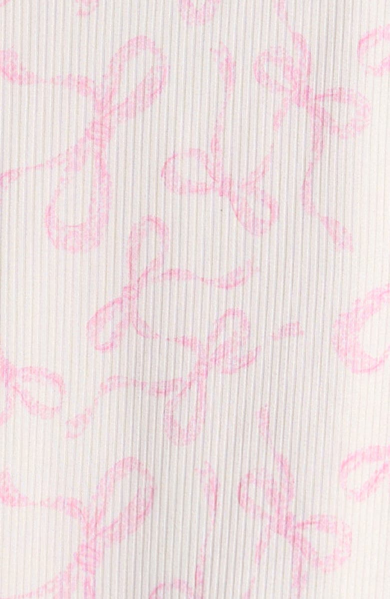 Ava & Yelly Kids' Fitted Long Sleeve Top & Lounge Pants Set, Alternate, color, Blush