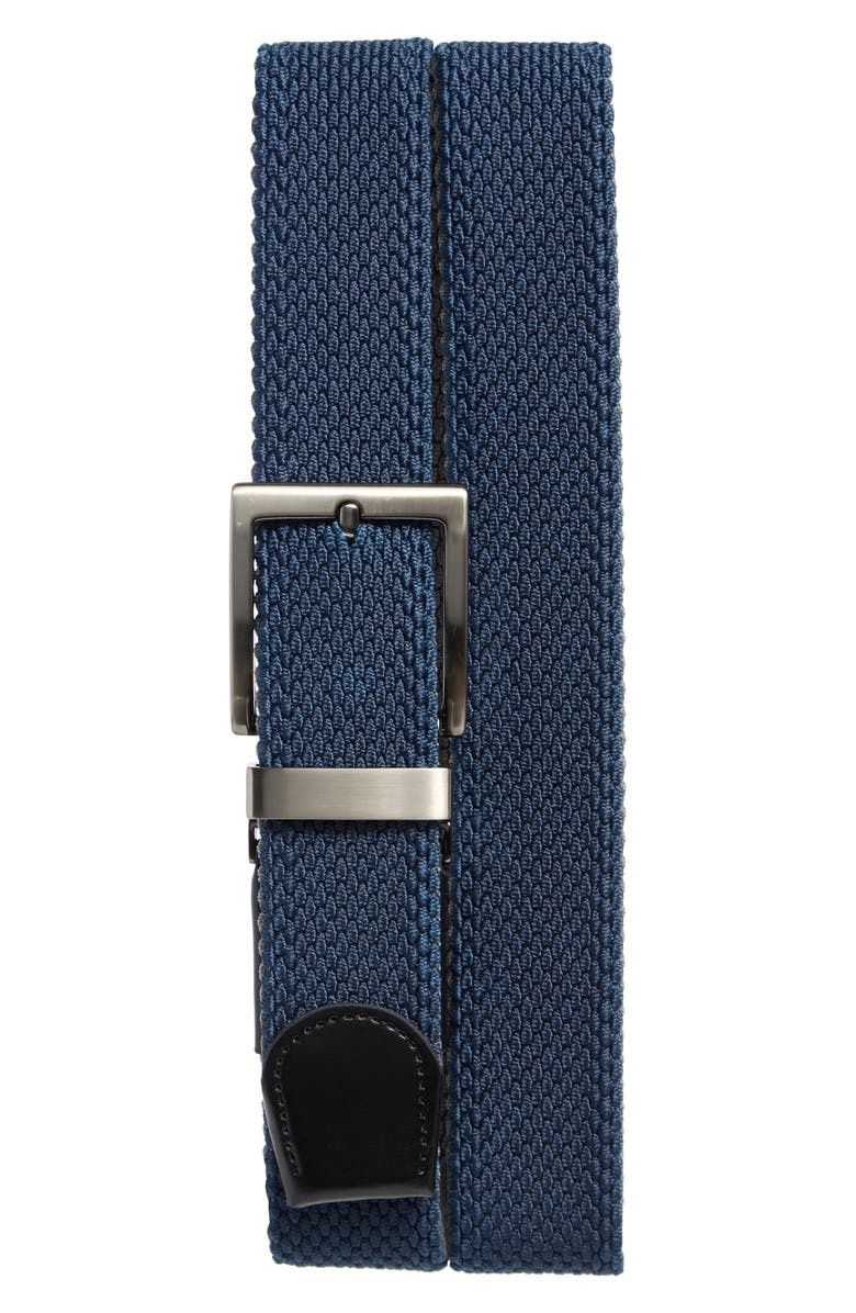 Callaway Golf<sup>®</sup> Stretch Fab Rev Woven Belt, Main, color, Blue