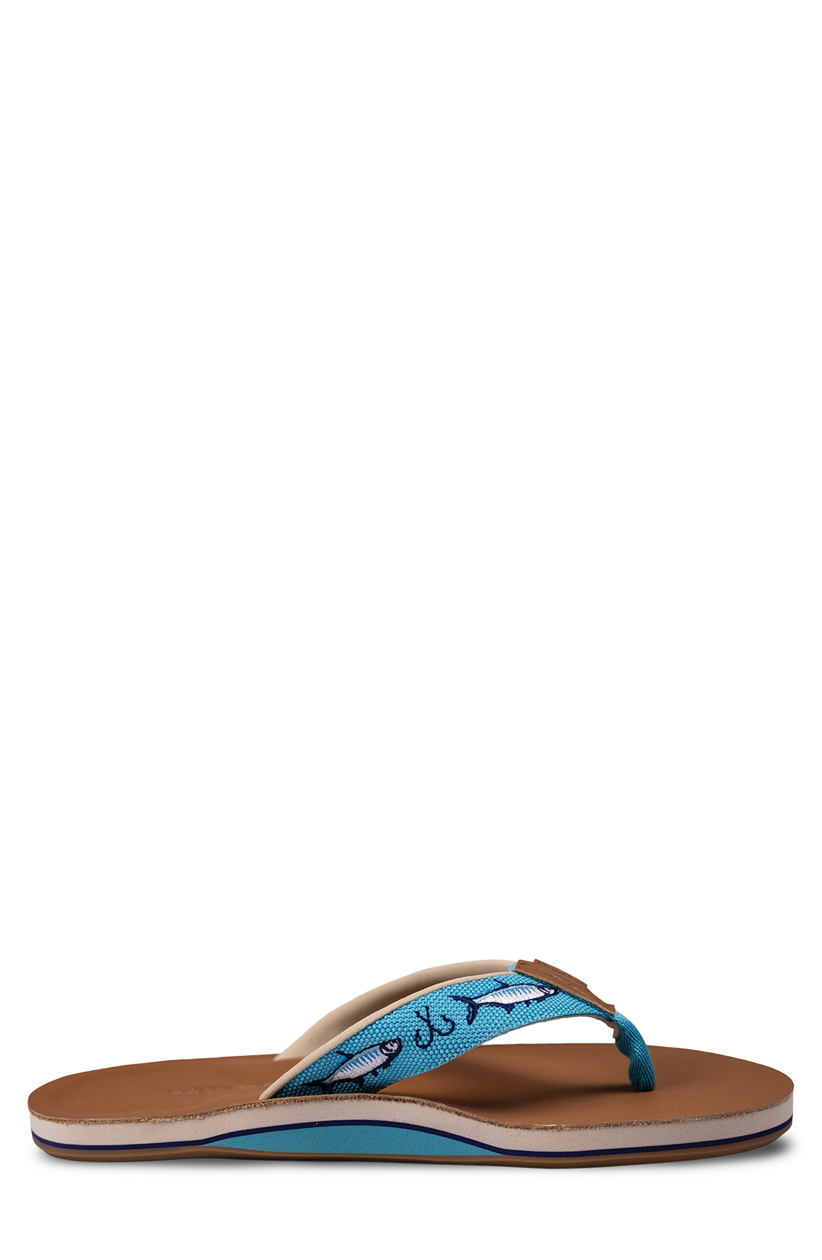 hari mari x Shep Tarpon Waterproof Flip Flop, Alternate, color, High Tide