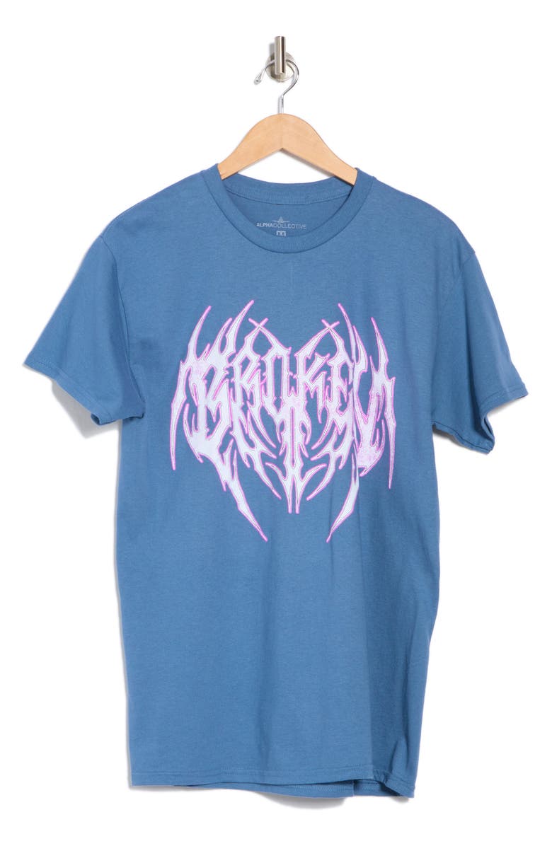 ALPHA COLLECTIVE Broken Cotton Graphic T-Shirt, Alternate, color, 