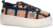 Dirty Laundry Rambling Crochet Platform Sneaker